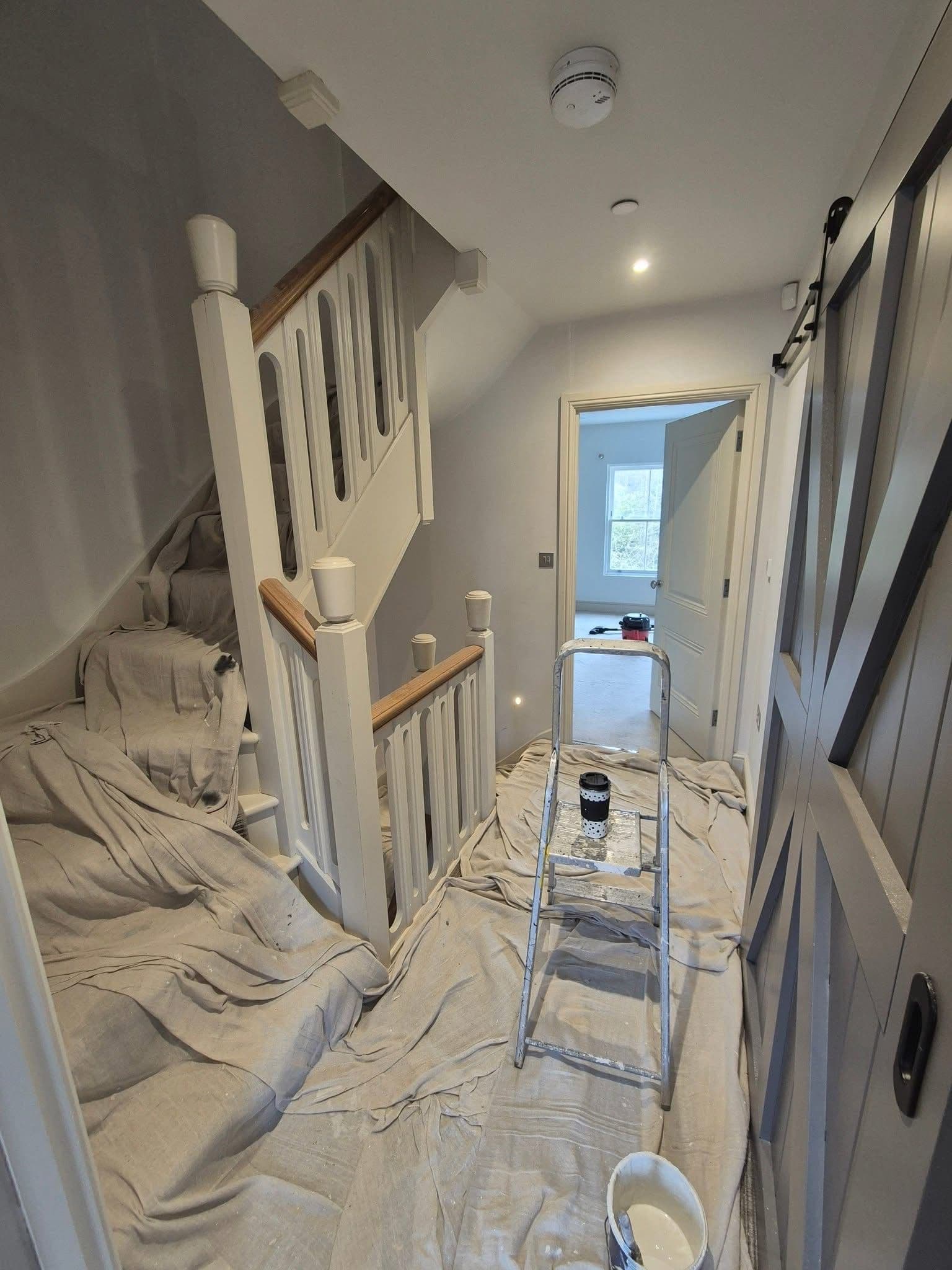 High quality gloss finish staircase